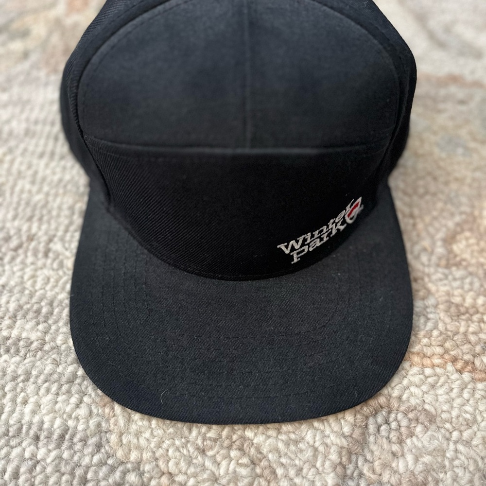 Black Winter Park Snapback Hat